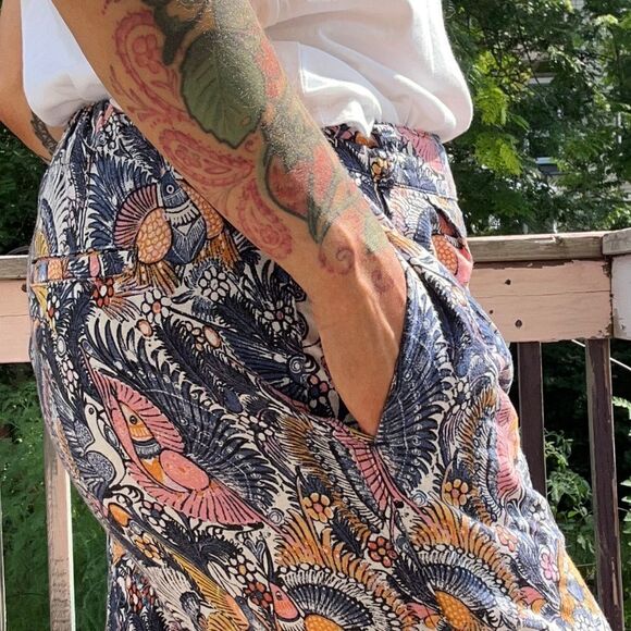 Floral Boho Capri Pant - Picture 2 of 16